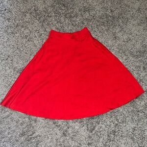 Unique Vintage Red Skirt